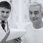 Medico e paziente con andropausa