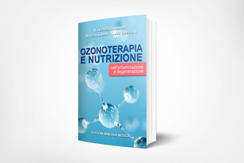 Copertina del libro "Ozonoterapia e nutrizione"