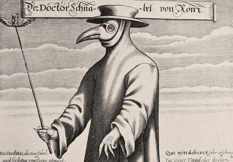 LA TERRIFICANTE MASCHERA DEL MEDICO DELLA PESTE