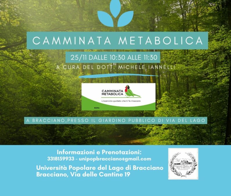 A BRACCIANO (ROMA)! CAMMINATA METABOLICA!